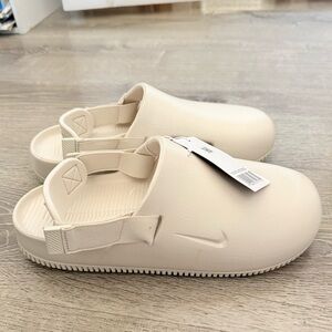 Nike Calm Pearlized Sandals 'Light Orewood Brown' HQ7020-100 Size 6